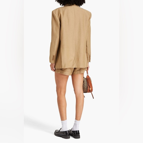 Sandro Slub Woven Linen Blazer - Picture 3 of 4